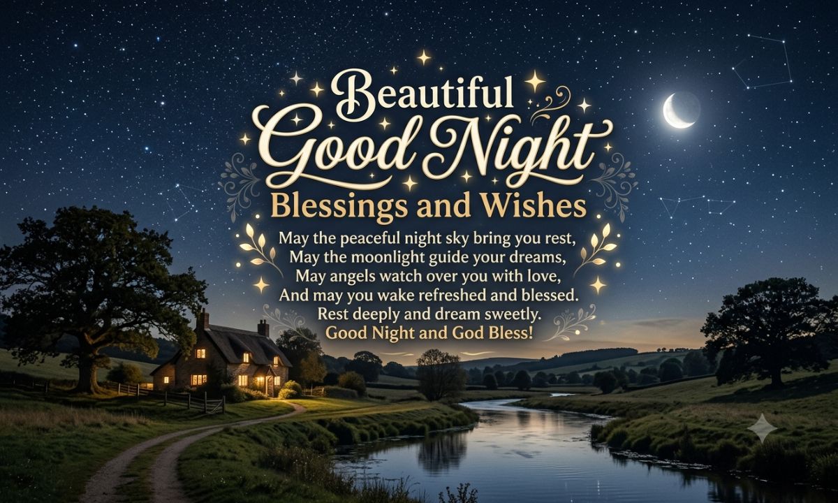 Beautiful Good Night Blessings and Wishes
