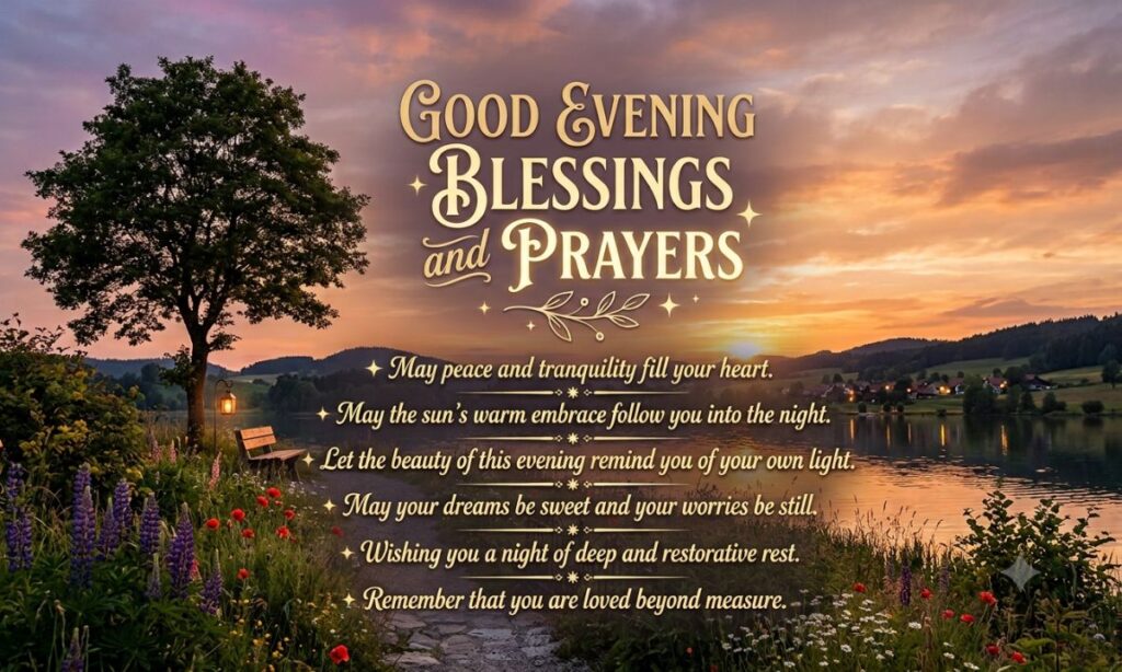 Good Evening Blessings and Prayers