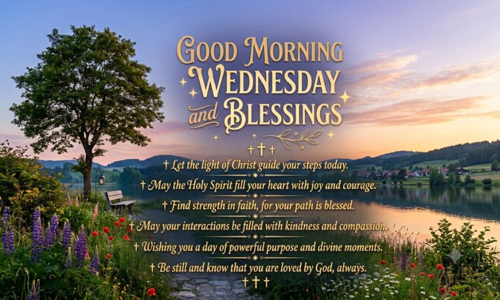 Good Morning Wednesday Blessings — Faith-Inspired & Heartfelt