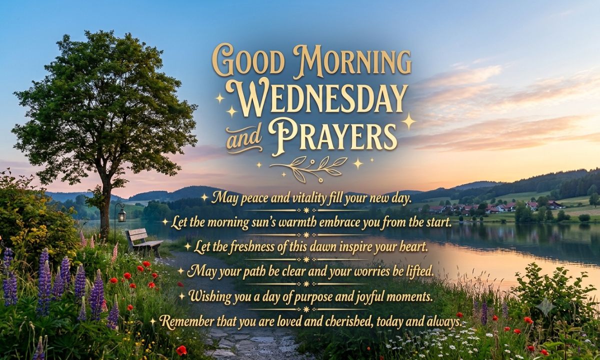 Good Morning Wednesday Blessings