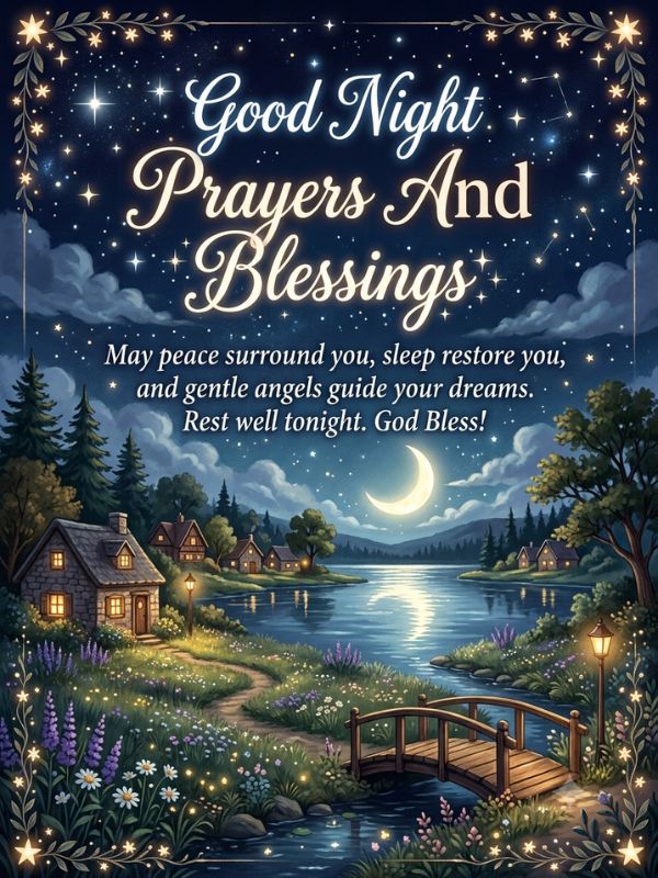 Good Night Prayers And Blessings