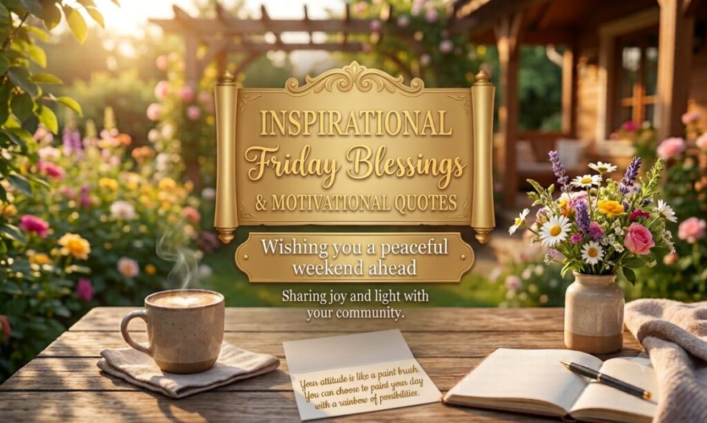 Inspirational Friday Blessings and Motivational Quotes