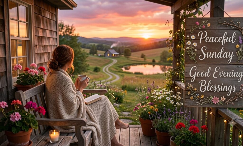 Peaceful Sunday Good Evening Blessings