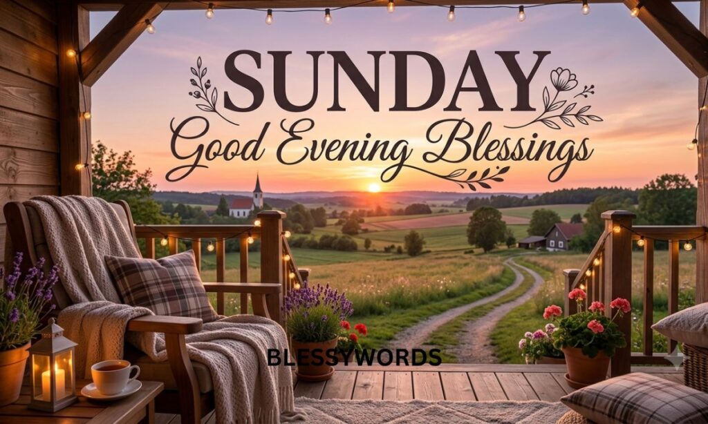 Sunday Good Evening Blessings