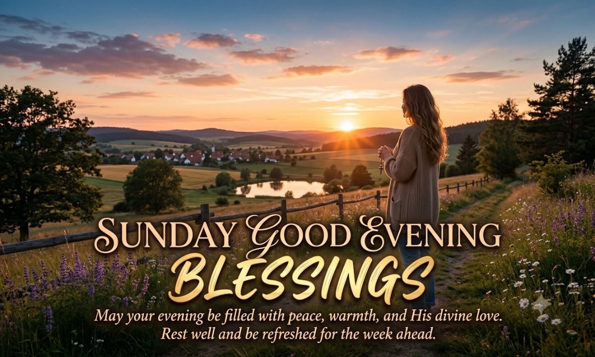 Sunday Good Evening Blessings