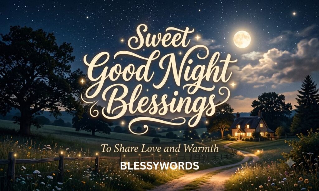 Sweet Good Night Blessings to Share Love and Warmth