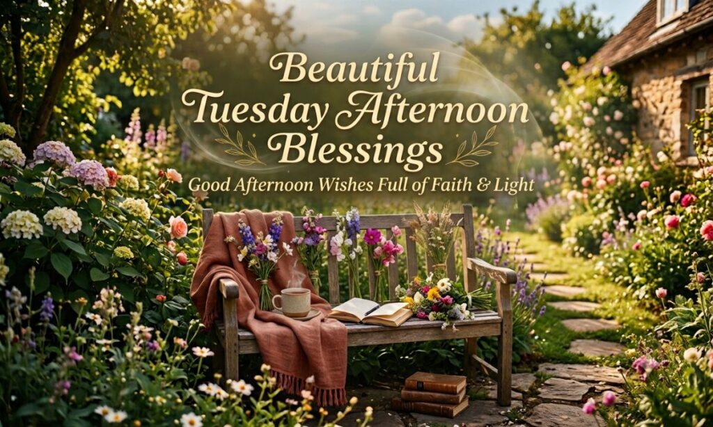 Beautiful Tuesday Afternoon Blessings: Good Afternoon Wishes Full of Faith & Light
