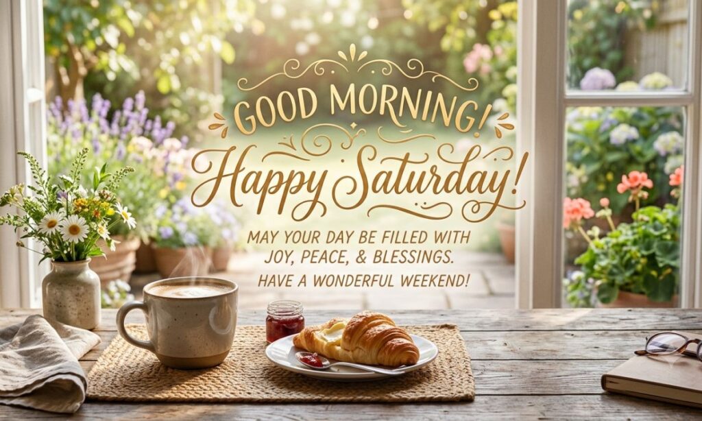 Good Morning Happy Saturday Images and Blessings