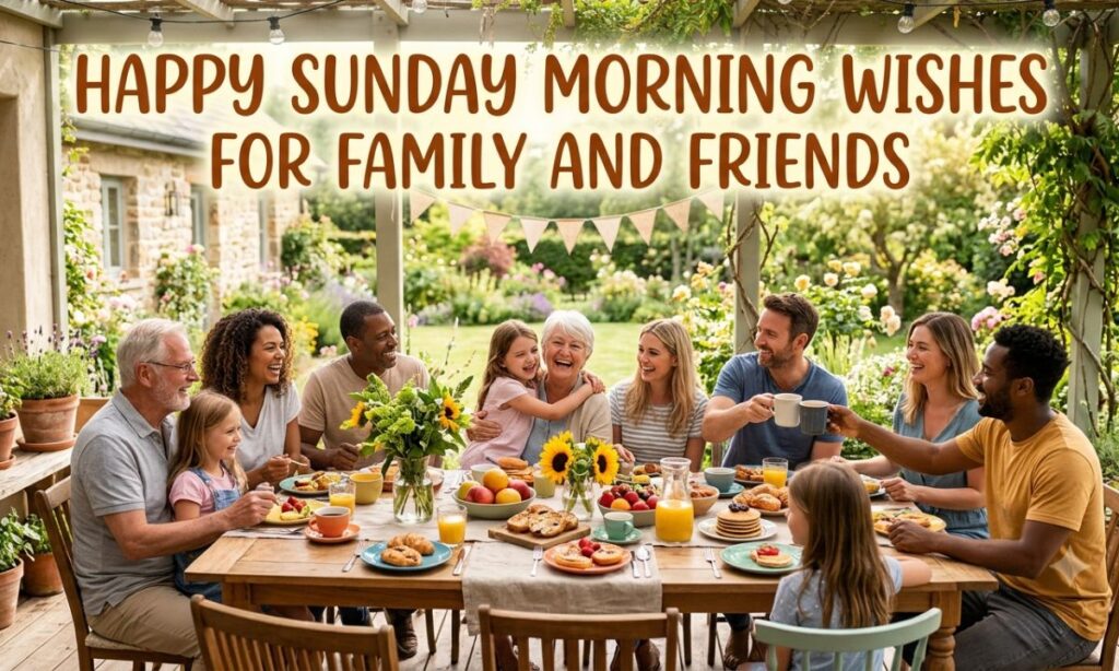 Happy Sunday Morning Wishes for Family and Friends