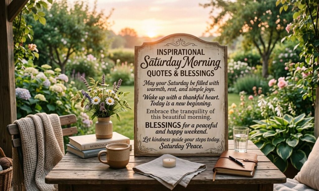 Inspirational Saturday Morning Quotes and Blessings