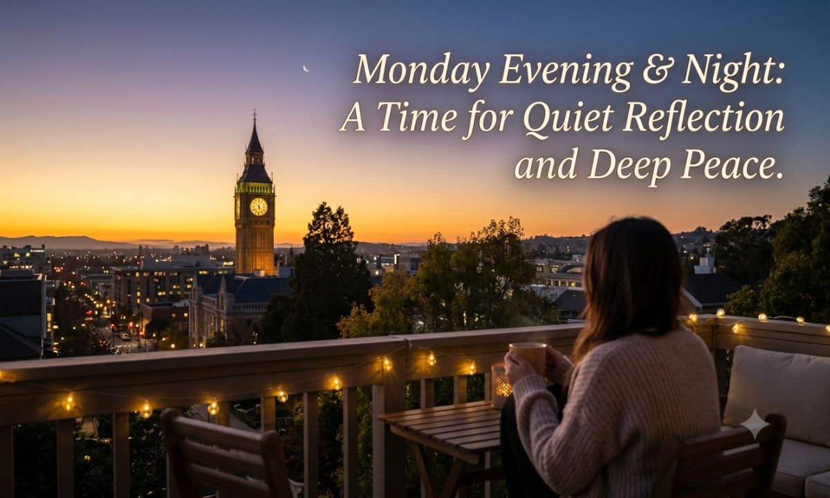 Monday Evening & Night Blessings