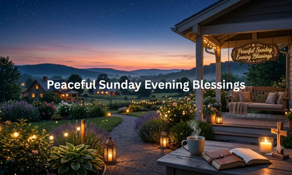 Peaceful Sunday Evening Blessings