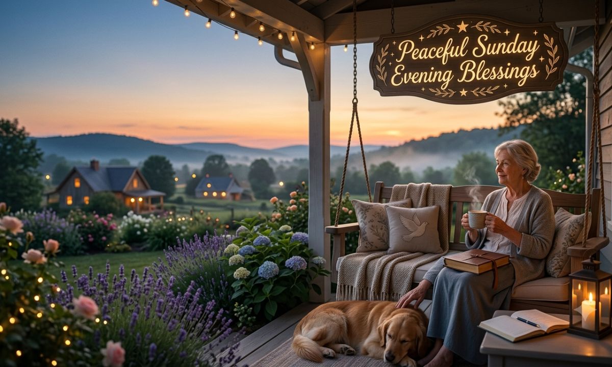 Peaceful Sunday Evening Blessings