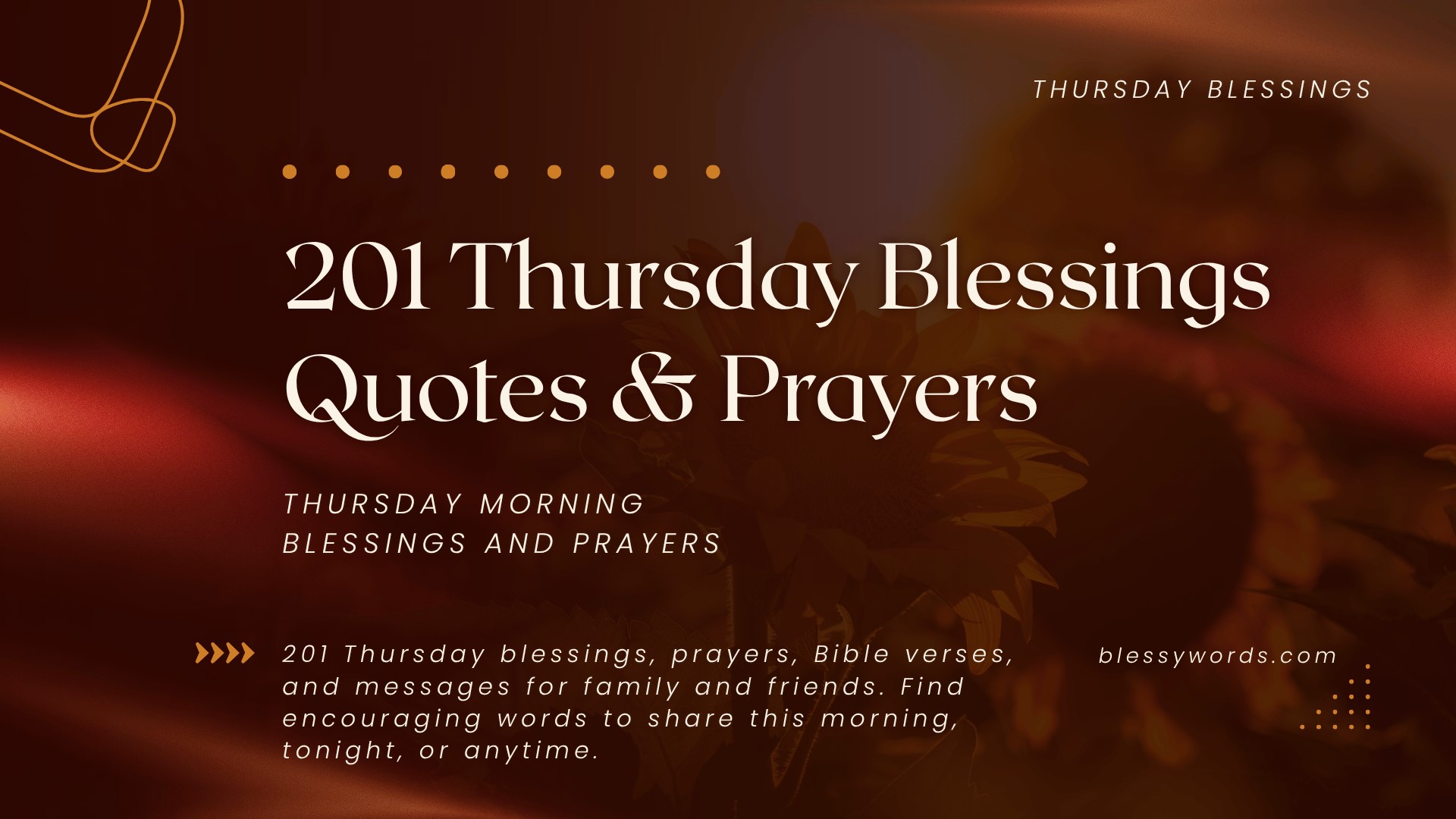 201 Thursday Blessings, Quotes & Prayers