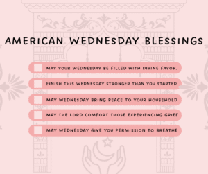 African American Wednesday Blessings